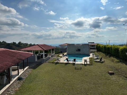 Property building, Day, Natural landscape, Pool view, Swimming pool