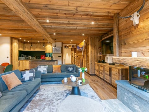 Duplex haut de gamme 8 pers, cheminée, parking, wifi - FR-1-694-371 Apartment in Val dIsere
