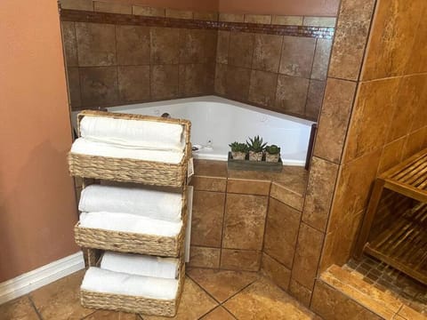 Bathroom, towels