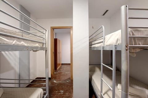 Photo of the whole room, bunk bed