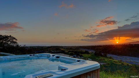 Natural landscape, Hot Tub, Hot Tub, Sunset