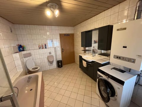 Toilet, Bathroom, washing machine, dryer