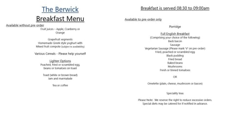 The Berwick - Over 40's Only Bed and Breakfast in Blackpool