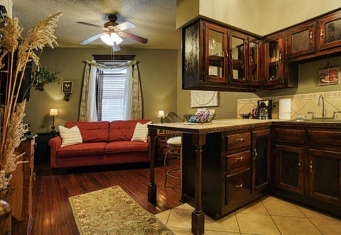 Kitchen or kitchenette, Living room, Dining area