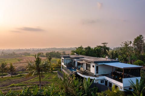 Property building, Natural landscape, Sunset