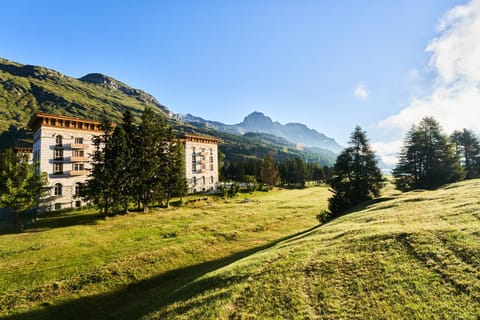 Maloja Palace Residence Engadin-St Moritz CO2-Neutral Appartement-Hotel in Canton of Grisons
