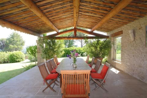 Patio, Dining area, Garden view