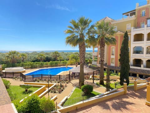 Property building, Day, View (from property/room), Pool view, Swimming pool