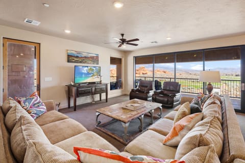 Panoramic View on the 8th at Sand Hollow Resort House in Hurricane