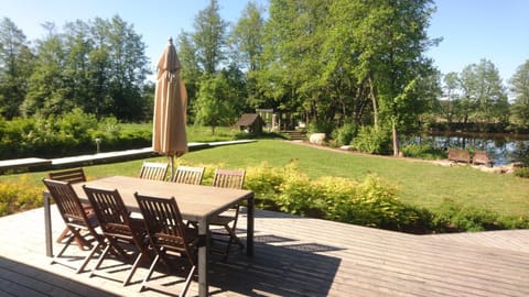 Patio, Garden, River view