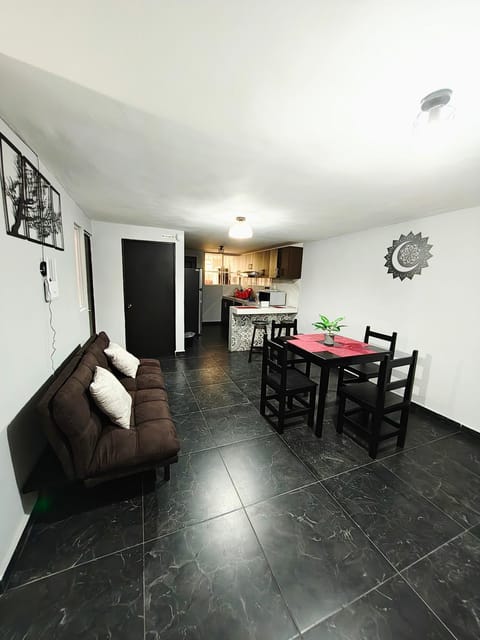 Kitchen or kitchenette, Living room, Dining area