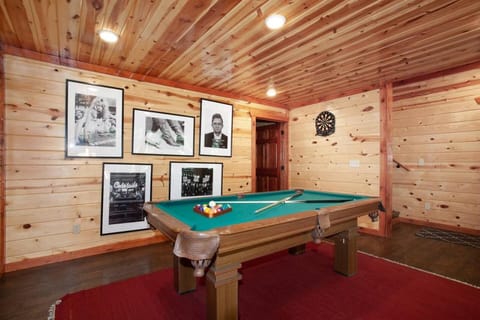 2Cabins Sleeps 26 12BR Pool HotTub Theater Games House in Sevier County