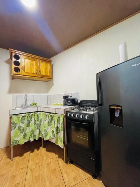 Kitchen or kitchenette, oven, stove