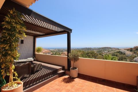 Patio, Natural landscape, View (from property/room), Balcony/Terrace, Sea view