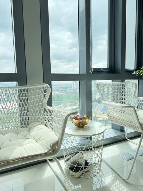 Living room, City view