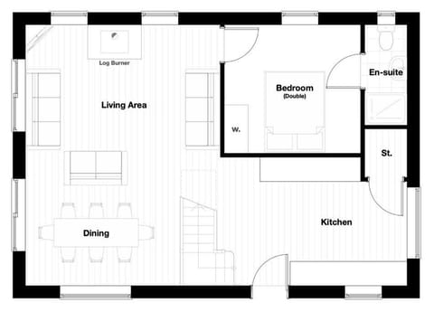 Ellastone, woodland lodge with hot tub for 8 House in Staffordshire Moorlands District