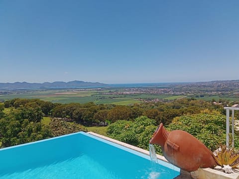 Natural landscape, Mountain view, Pool view, Swimming pool