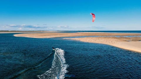 Bird's eye view, Beach, Windsurfing, Sea view