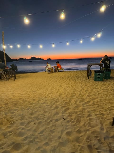 Beach, Sea view, Sunset