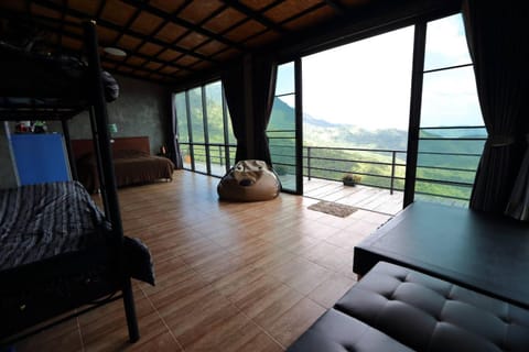 Natural landscape, Bedroom, Mountain view