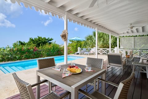 Patio, Day, View (from property/room), Balcony/Terrace, Seating area, Dining area, Pool view, Swimming pool, sunbed