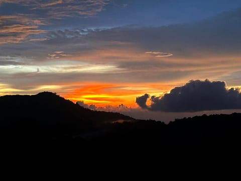 Natural landscape, Mountain view, Sunset