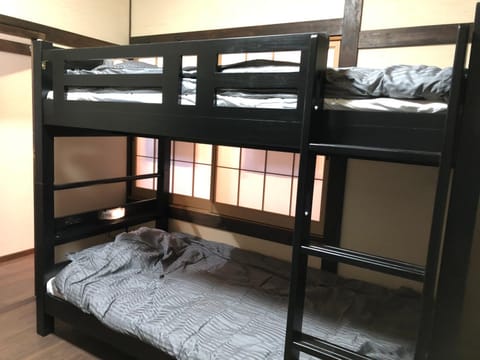 Photo of the whole room, bunk bed