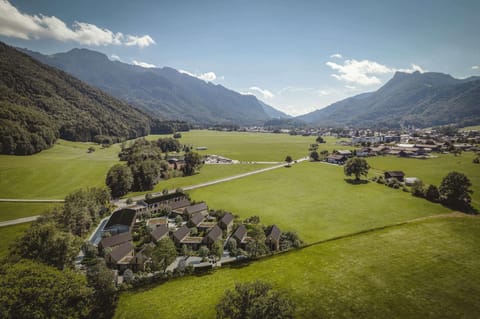 Natural landscape, Bird's eye view, Mountain view