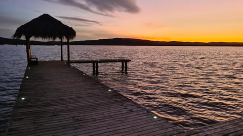 Lake view, Sunset