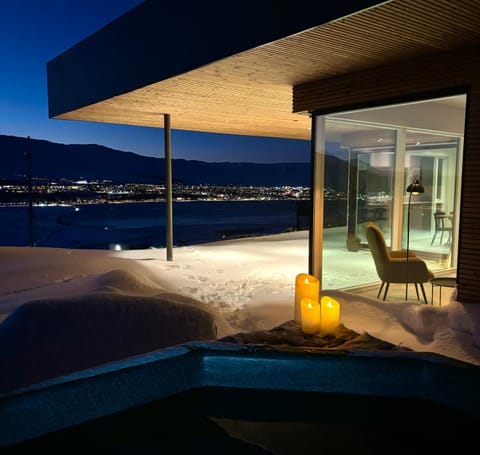 Luxury villa in Akureyri with hot tub Villa in Northeastern Region