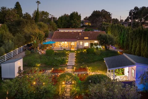 Natural landscape, Garden, View (from property/room), Garden view, Sunset