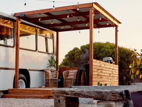 The Bus Stop Luxury tent in Marion Bay