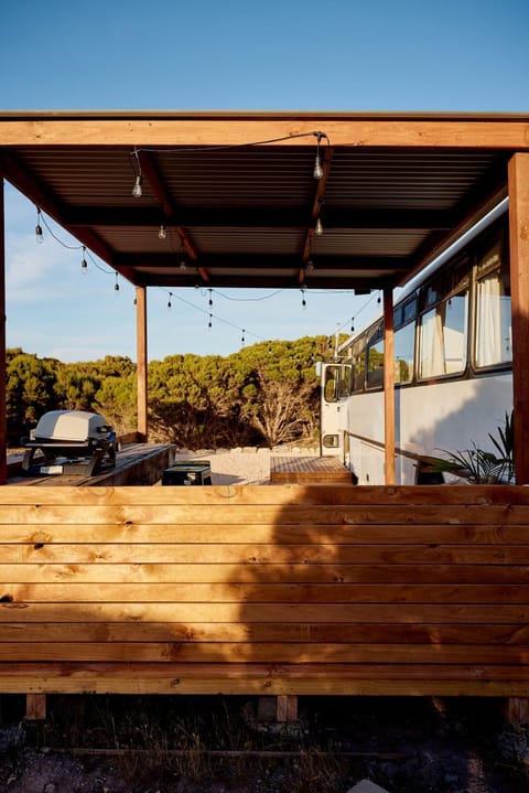 The Bus Stop Luxury tent in Marion Bay