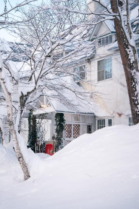 Property building, Day, Winter, Garden