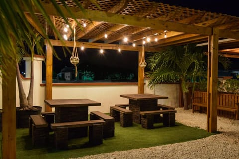 Patio, Night, Garden