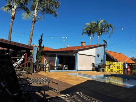 Pool view, sunbed