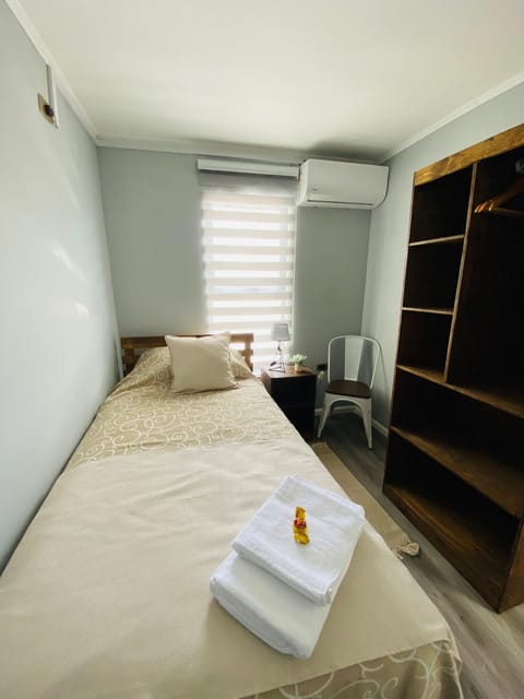 Bed, Photo of the whole room, Bedroom, Breakfast, towels, wardrobe, air conditioner