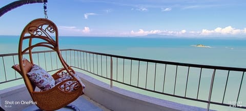 Natural landscape, Balcony/Terrace, Sea view