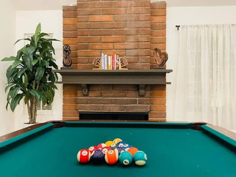 Billiard, Game Room, Library