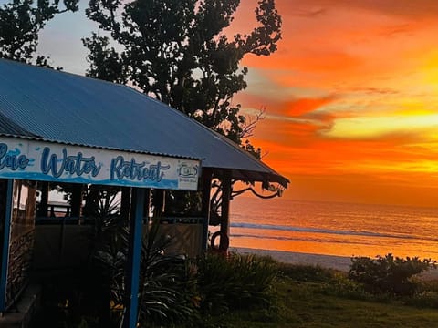 Beach, Sea view, Sunset