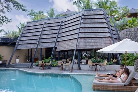 Lounge or bar, Pool view, Swimming pool