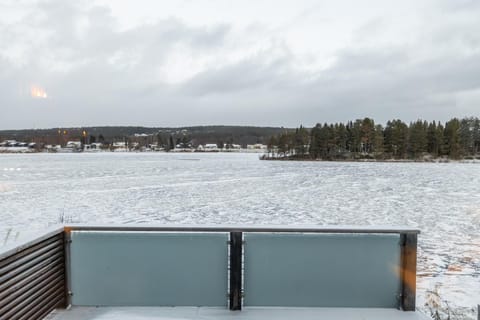 Patio, Day, Natural landscape, Winter, River view