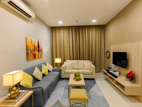 Living room, air conditioner