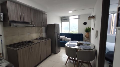 Kitchen or kitchenette, Living room