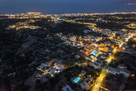 Night, Neighbourhood, Natural landscape, Bird's eye view, City view, Street view