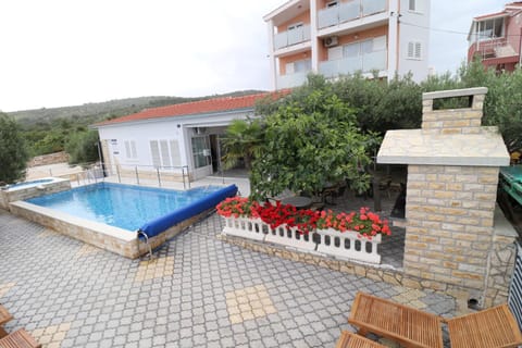 Patio, Pool view