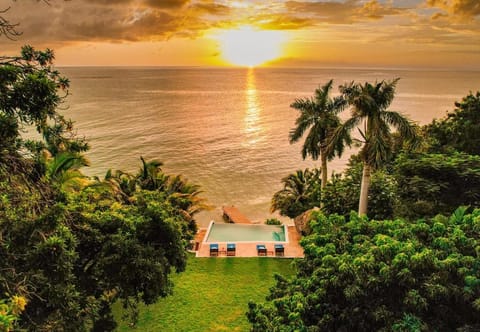 Garden view, Sea view, Sunset