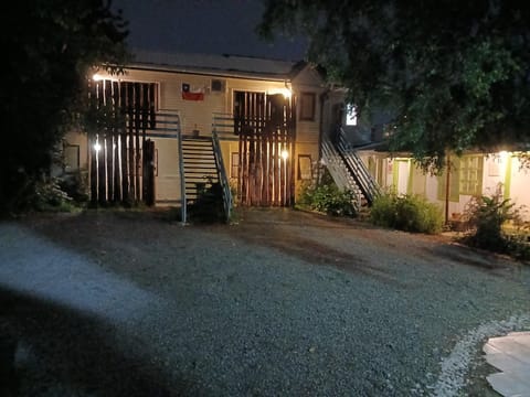 Property building, Night, Garden, Garden, Garden view, Parking