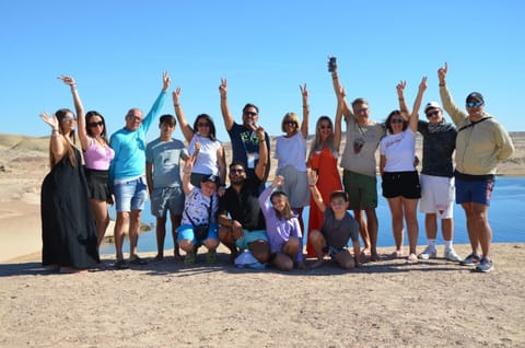 Day, People, Natural landscape, Beach, Hiking, Hiking, Sea view, children, group of guests, Family