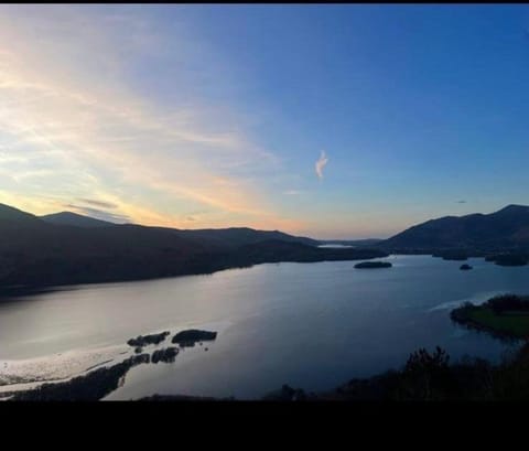 Natural landscape, Lake view, Sunset